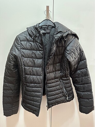 Zara Zara Siyah Şişme Mont