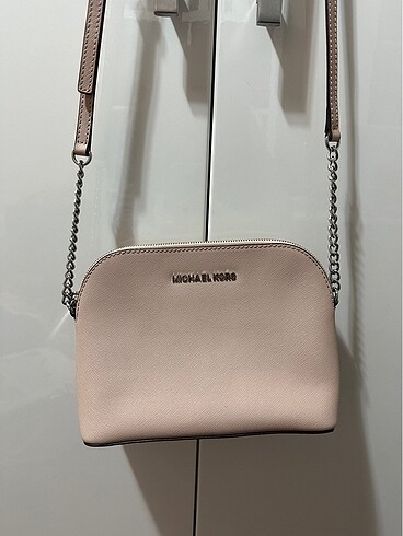 Michael Kors Michael Kors Uzun Askılı Pudra Rengi Omuz Çantası