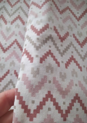 Pembe Baskılı tek kişilik çarşaf  2 adet - Görsel 2