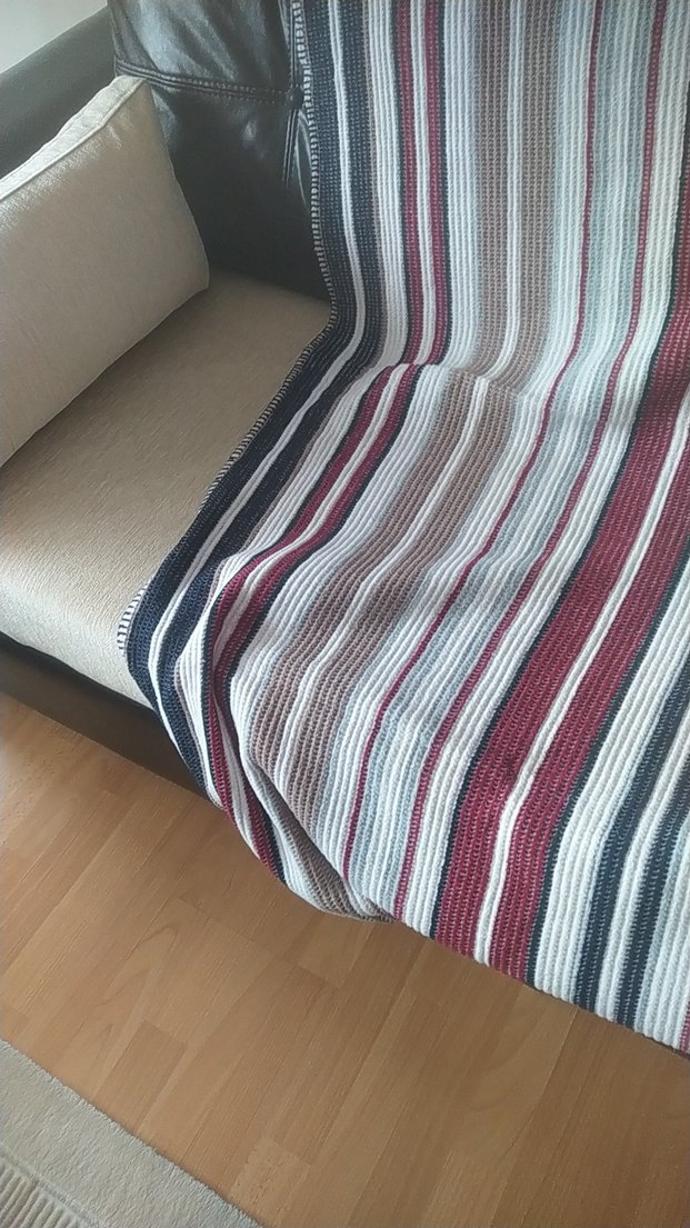 Camel Renkli çift kişilik battaniye - Görsel 3