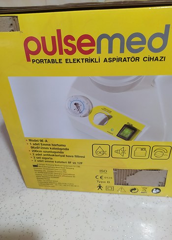 Pulsemed Portatif Elektrikli Aspiratör Cihazı Sarı - Görsel 3