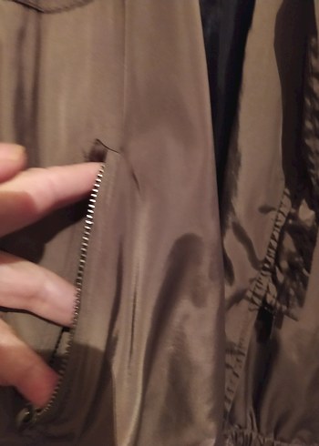 yeşil Midi trenchcoat - Görsel 6