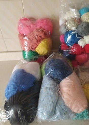 Renkli El İşi İplik Paketleri - Görsel 2