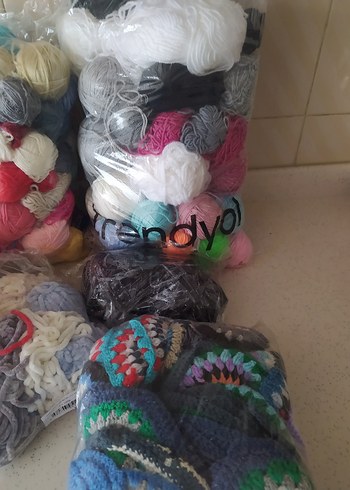 Renkli El İşi İplik Paketleri - Görsel 4