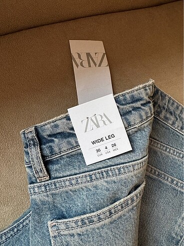 36 Beden ZARA TRF WIDE LEG VIRAL JEAN