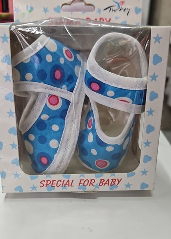 Renkli Baskılı Bebek Ayakkabısı - Görsel 3