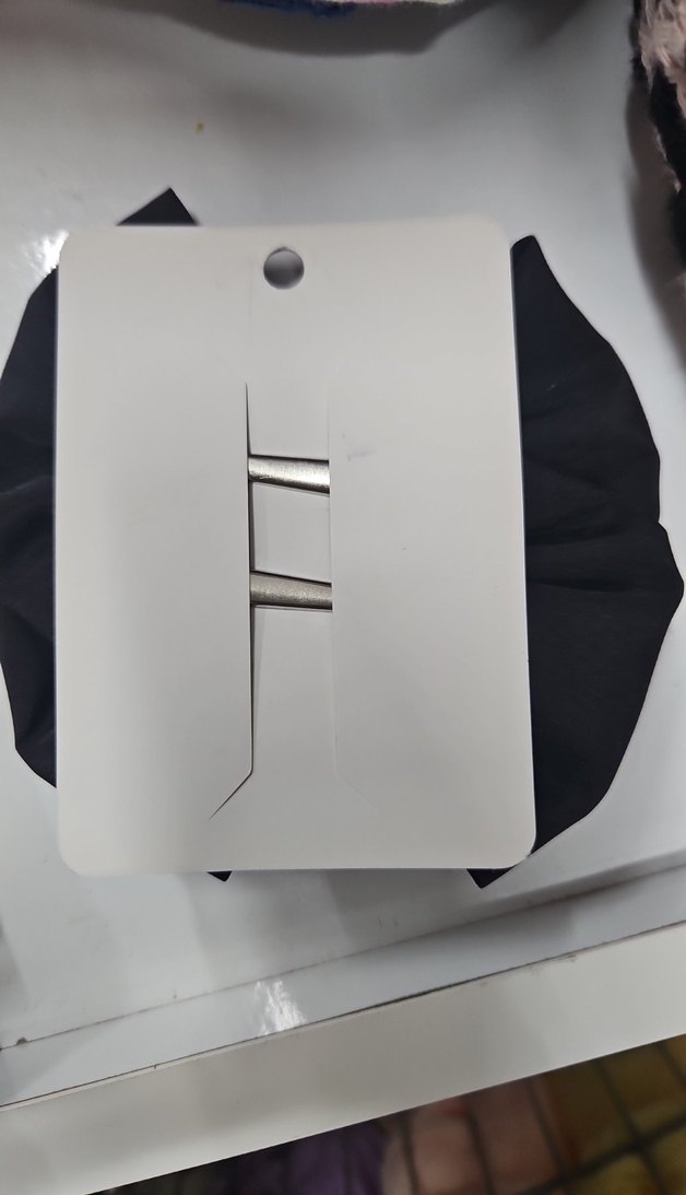 Siyah Sentetik Kumaş Fiyonk Saç Aksesuarı - Görsel 2