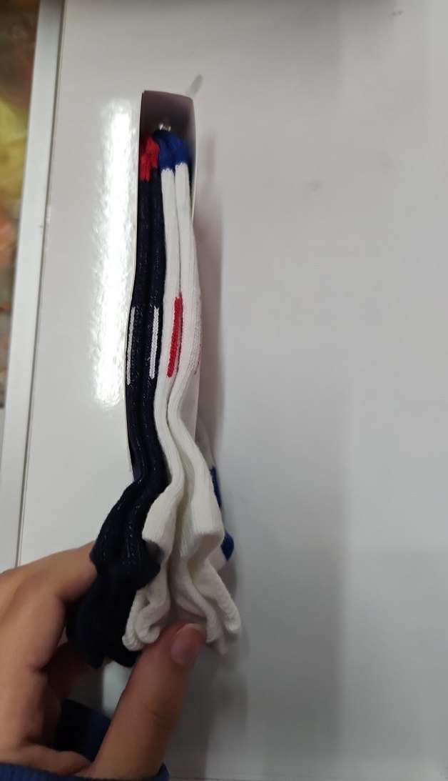 Beyaz Gri Desenli Erkek Çocuk Çorabı 23-26 - Görsel 3