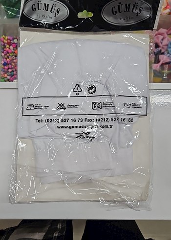 Beyaz Likralı Erkek Boxer - Görsel 2