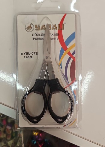 Mavi Plastik Saplı Manikür Makası - Görsel 3