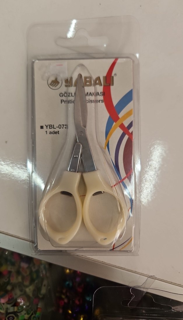 Mavi Plastik Saplı Manikür Makası - Görsel 2