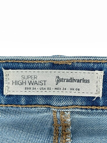 34 Beden mavi Renk Stradivarius Jean / Kot %70 İndirimli.