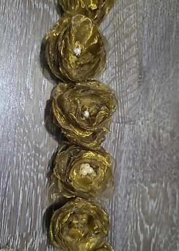 organze  kumas el yapimi çiçek - Görsel 2