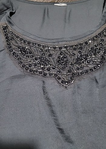 Nakışlı  buluz/ saten pamuk  gibi - Görsel 3