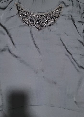 Nakışlı  buluz/ saten pamuk  gibi - Görsel 6