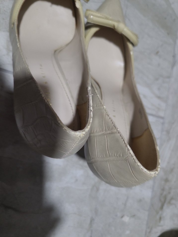 charles&Keith  markaBej  Topuklu Kadın Ayakkabı - Görsel 5