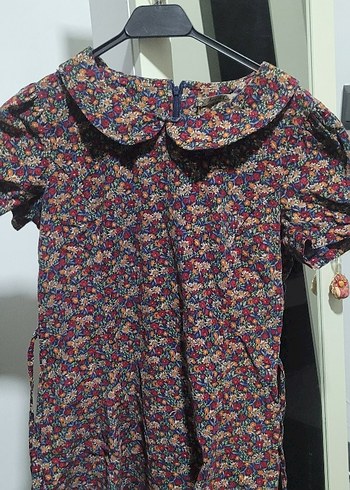 Çiçek Desenli Bohem Mini elbise - Görsel 5