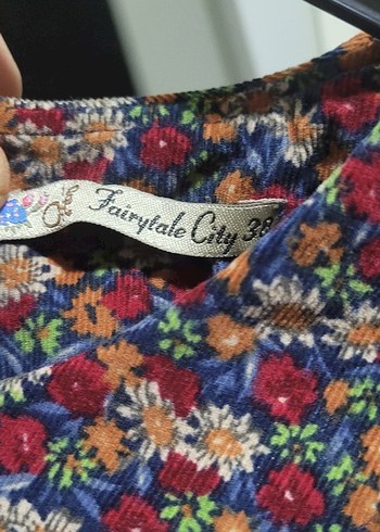 Çiçek Desenli Bohem Mini elbise - Görsel 2