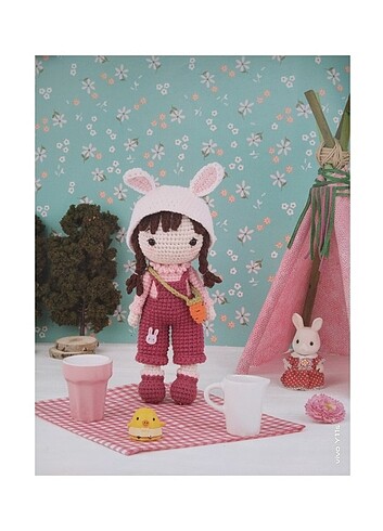 Tavşan kız Oya, amigurumi 