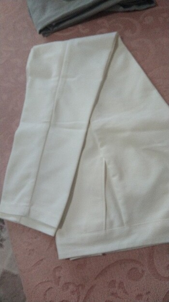 Diğer Beyaz Kumaş Pantolon 