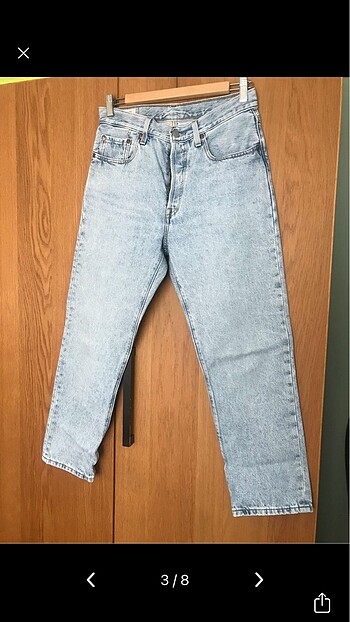 27 Beden mavi Renk Levis 501