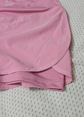 l Beden Pembe Mini Spor Şort