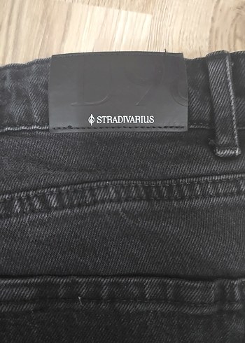 34 Beden gri Renk siyah teen Denim Pantolon