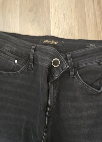 Mavi Jeans Siyah Kadın Normal Kesim Midi Kot Pantolon