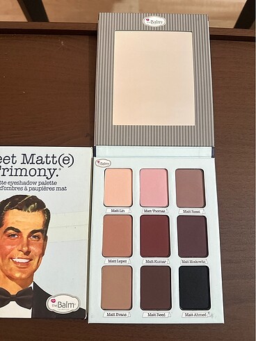  Beden The balm - meet matt trimony far paleti