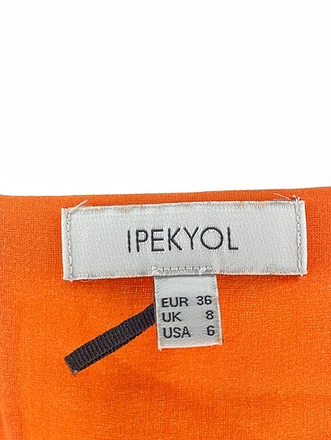 36 Beden turuncu Renk ipekyol Mini Elbise %70 İndirimli.