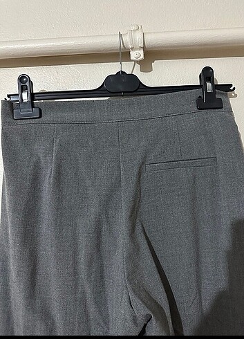 Pull bear gri kumaş pantolon 