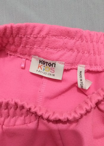 Koton Kids Fuşya Şort 7-8 Yaş - Görsel 4