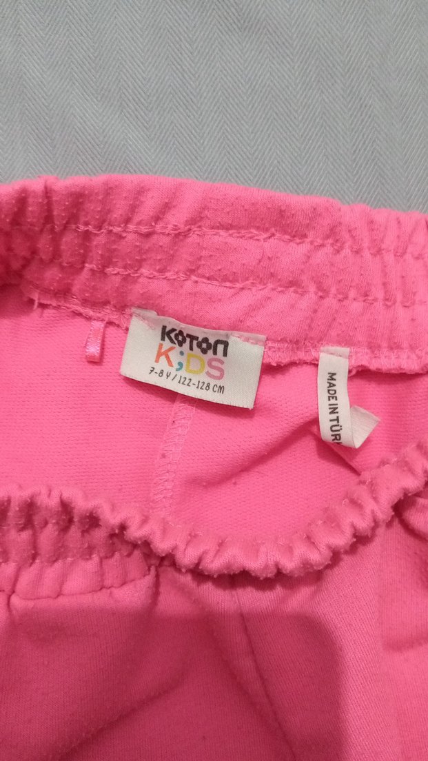 Koton Kids Fuşya Şort 7-8 Yaş - Görsel 4