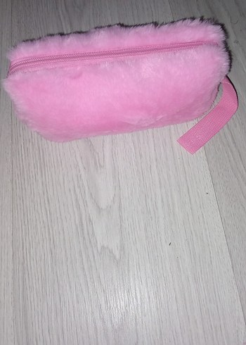 Beden Pembe Peluş Kedi Kalemlik Çok Şirin (Son 1)