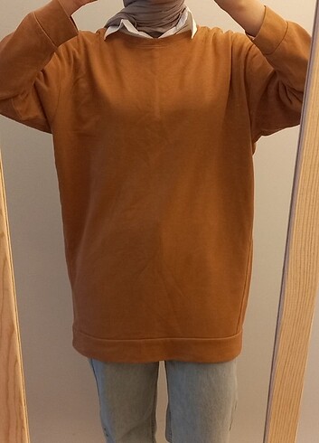 m Beden Camel oversize tunik