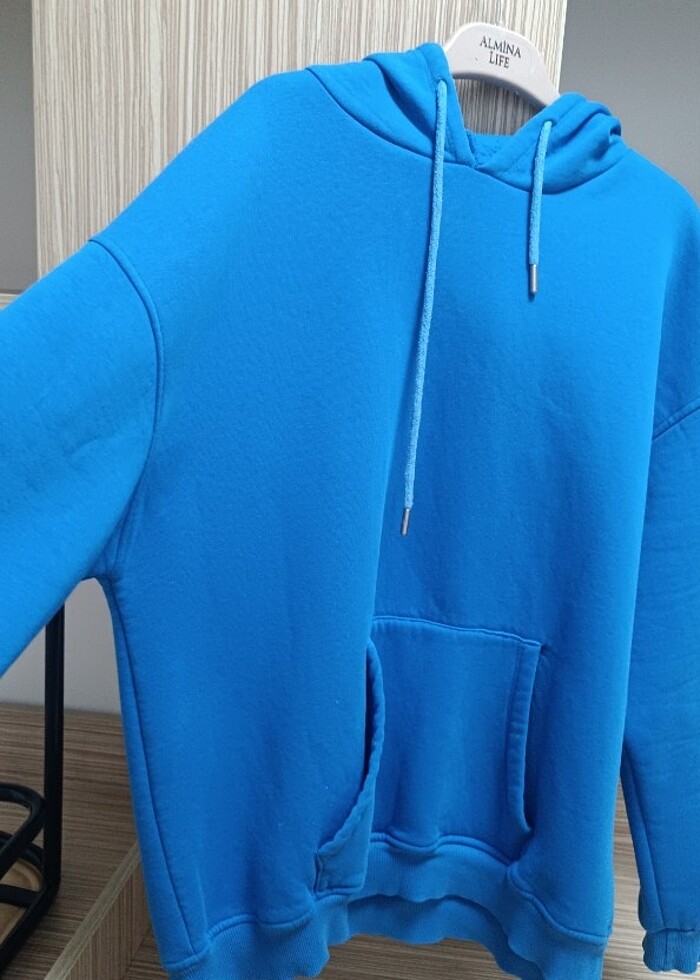 Mavi sweatshirt  - Görsel 4