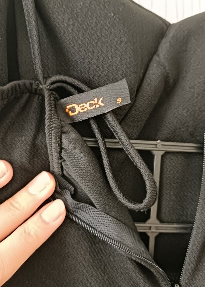 Siyah midi elbise - Görsel 2