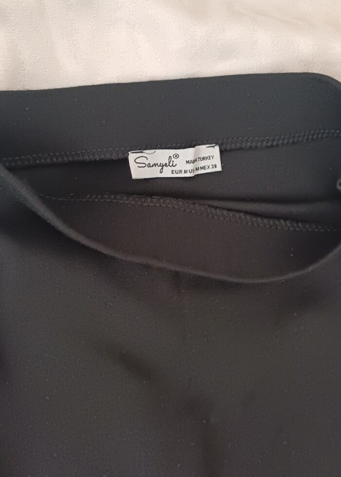 Yandan püsküllü mini etek - Görsel 3