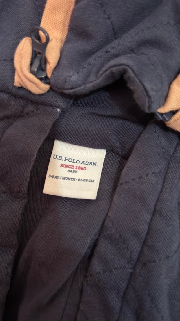 Kahverengi Fermuarlı Bebek Tulumu - Görsel 2