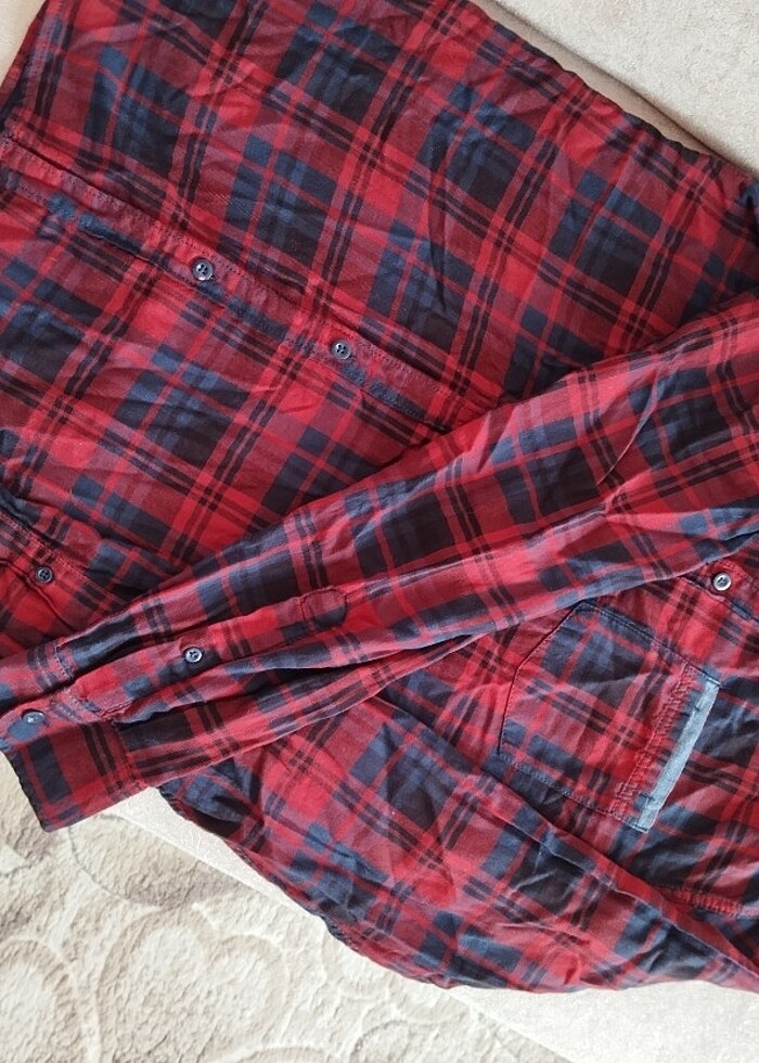 Ekoseli gömlek  - Görsel 2