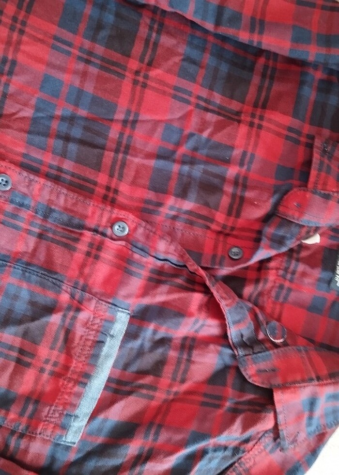 Ekoseli gömlek  - Görsel 3