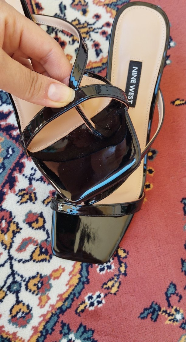 Nine West Siyah Topuklu Terlik - Görsel 3