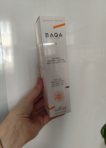 Baga niol yağlı genital bölge temizleme köpüğü