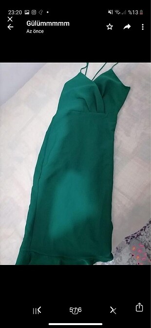 34 Beden Trendyolmilla yeşil elbise