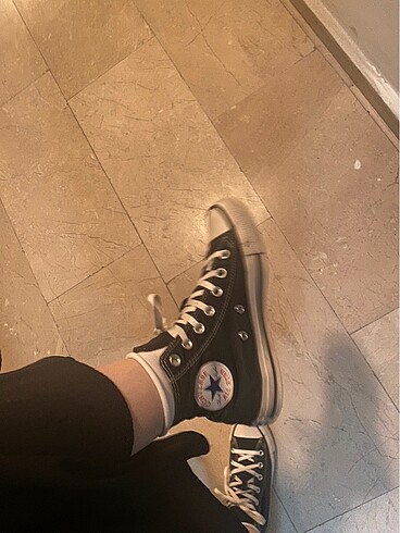 37 Beden siyah Renk CONVERSE AYAKKABI