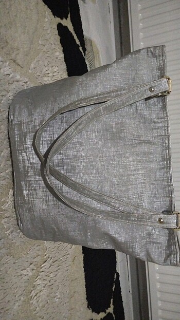  Beden gri Renk Gümüş rengi çanta