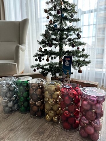 Yılbaşı Ağacı Süsleme Topları