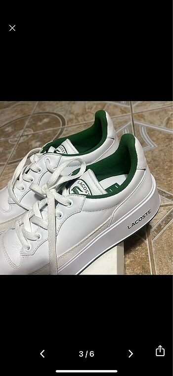 41 Beden Lacoste spor ayakkabı