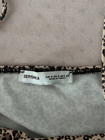 Bershka leopar crop