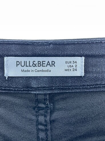 34 Beden siyah Renk Pull and Bear Jean / Kot %70 İndirimli.